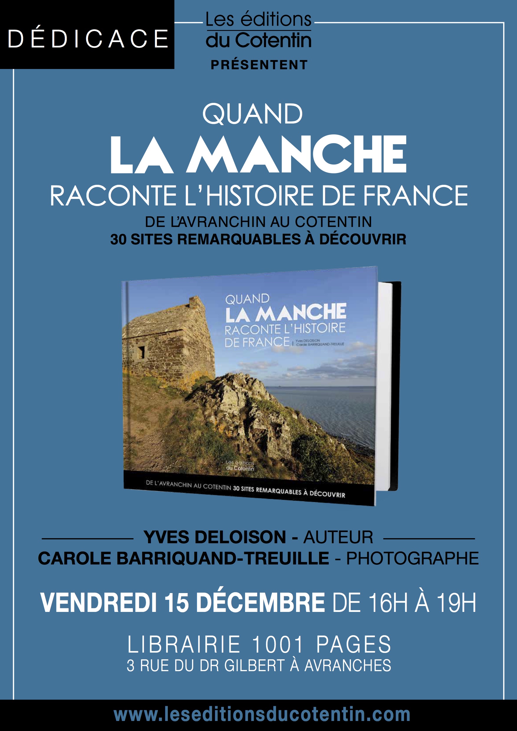 EDC AFFICHE A3 DEDICACE quand la manche dec 2017_avranches